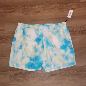 Calvin Klein 7” Tie Dye Swim Shorts Trunks Mens UV Protected Size XXL New